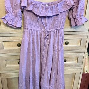 Elegant Purple Maxi Dress